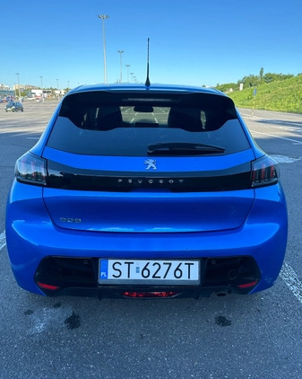 Peugeot 208 cena 85000 przebieg: 44416, rok produkcji 2021 z Sosnowiec małe 254